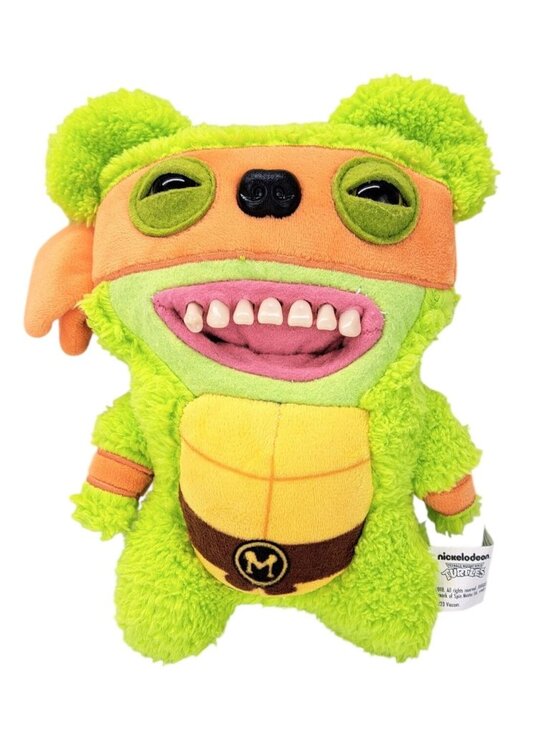 Spin Master Other - Teenage Mutant Ninja Turtle Fuggler Plush Michelangelo Limited Ed Glow Butt-On